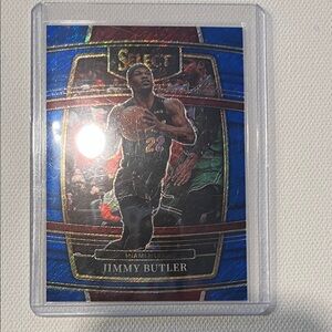 2021 Jimmy Butler Panini Select Blue Shimmer Trading Card - #97